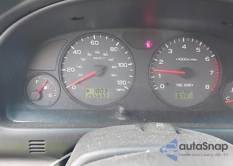 2001 Subaru Forester L z USA, uszkodzony, nr VIN JF1SF63521H710947